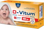 D-Vitum 800 j.m. witamina D dla niemowląt 96 kaps. twist-off